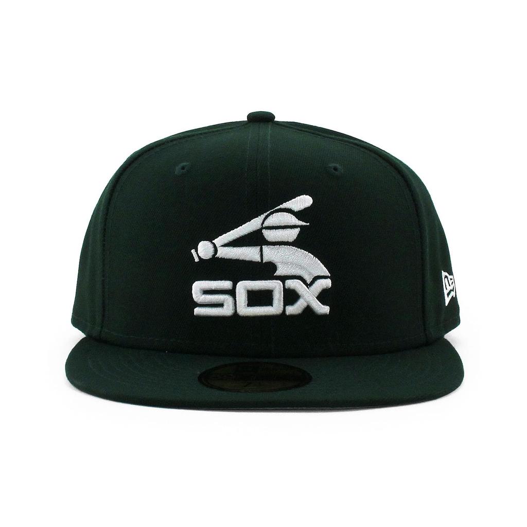 [New Era] Cap 59FIFTY Chicago White Sox MLB TEAM BASIC CAP CHICAGO WHITE SOX 5950 Hat Green 7-12 [Used]