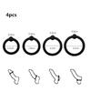 4pcs High Elastic Black Ring Lock Ring Sun Ring Silicone Penis Ring Male Sex Toys Adult Sex Products