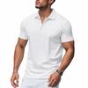 Men's Minimalist Quick-Dry Polo Shirt Summer Top for Men Loose-Fit Breathable Collared Short-Sleeved T-Shirt