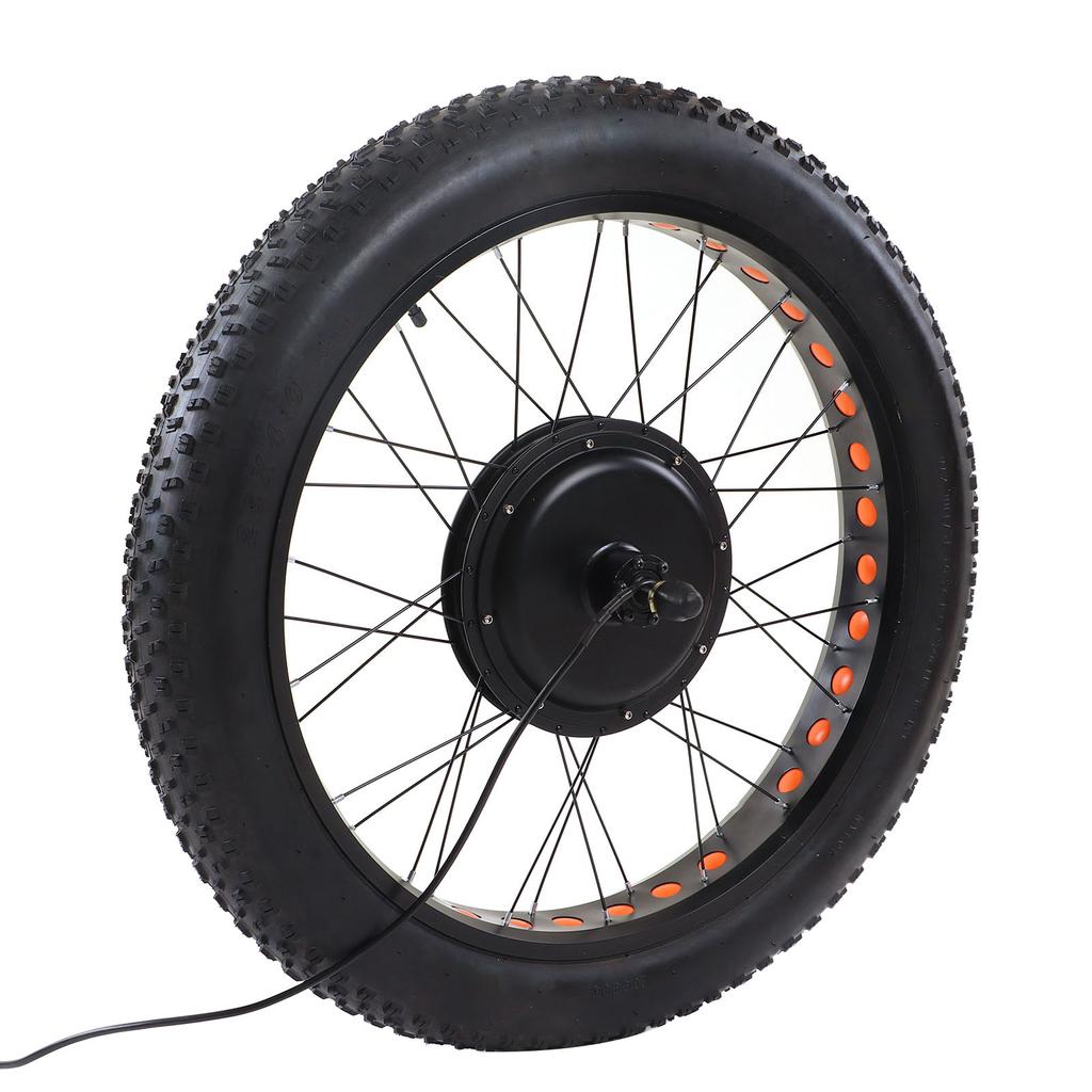 1500W 48V Rear Wheel Hub Motor S866 Display Conversion Kit for 26 Inch 4.0 Thick Tire Snow Bike