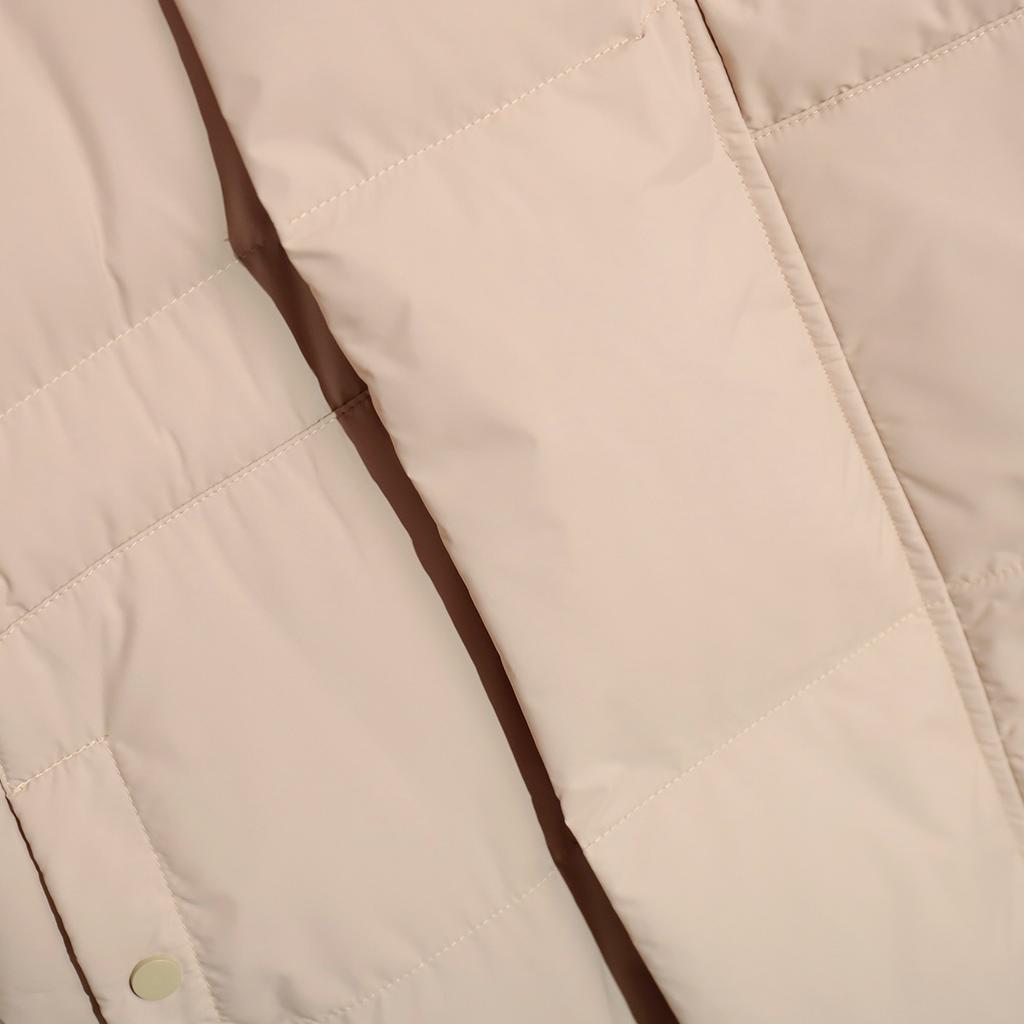 Damen Winter Parka Verdicken Warme Parka Parka Mit Kapuze Parka Mantel Lässig Einfarbig Tasche Lose Lange Mantel Jacken Outwear