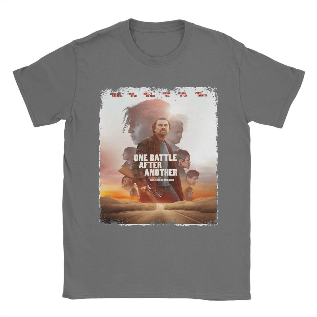 One Battle After Another T Shirt Summer Hipster T-Shirts Man Cotton O-Neck Plus Size Tees Short-Sleeve Y2K Basic Tshirt
