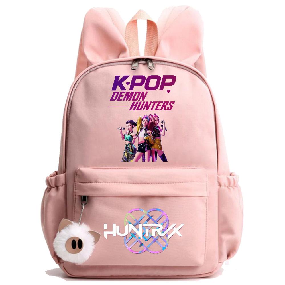 Anime Cute K-Pop Printed Backpack Student Teenager Bookbag for Boy Girl Schoolbag Kid Gift Women Large Capacity Travel Bag Mochila