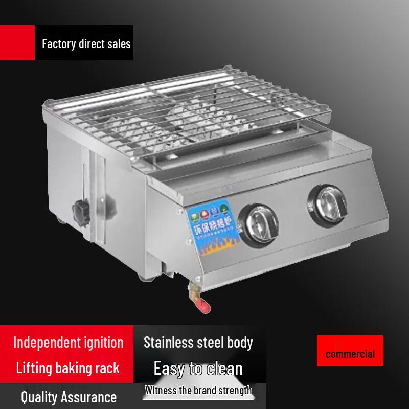 Beifu Commercial Outdoor Stainless Steel 2-Burner Gas Grill