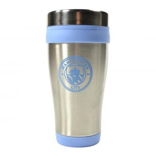 Manchester City FC Metallic Travel Mug