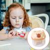 Cartoon Pencil Sharpener Small Manual Sharpener for Various Wood Pencil Double Hole Sharpener for Student Kid Adult