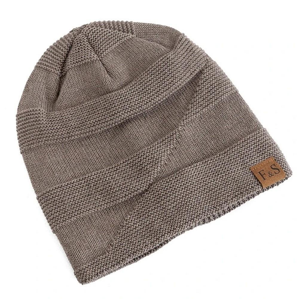 Thick Warm Winter Beanie Cap Soft Skull Cap Unisex Knitted Hats
