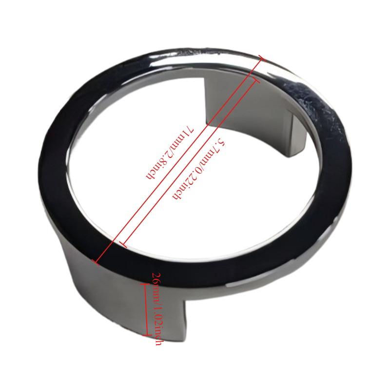 Luxury Nickel - Plated Circular Cabinet Handle - Modern Wardrobe Door, Drawer & Shoe Cabinet Pull - European Style