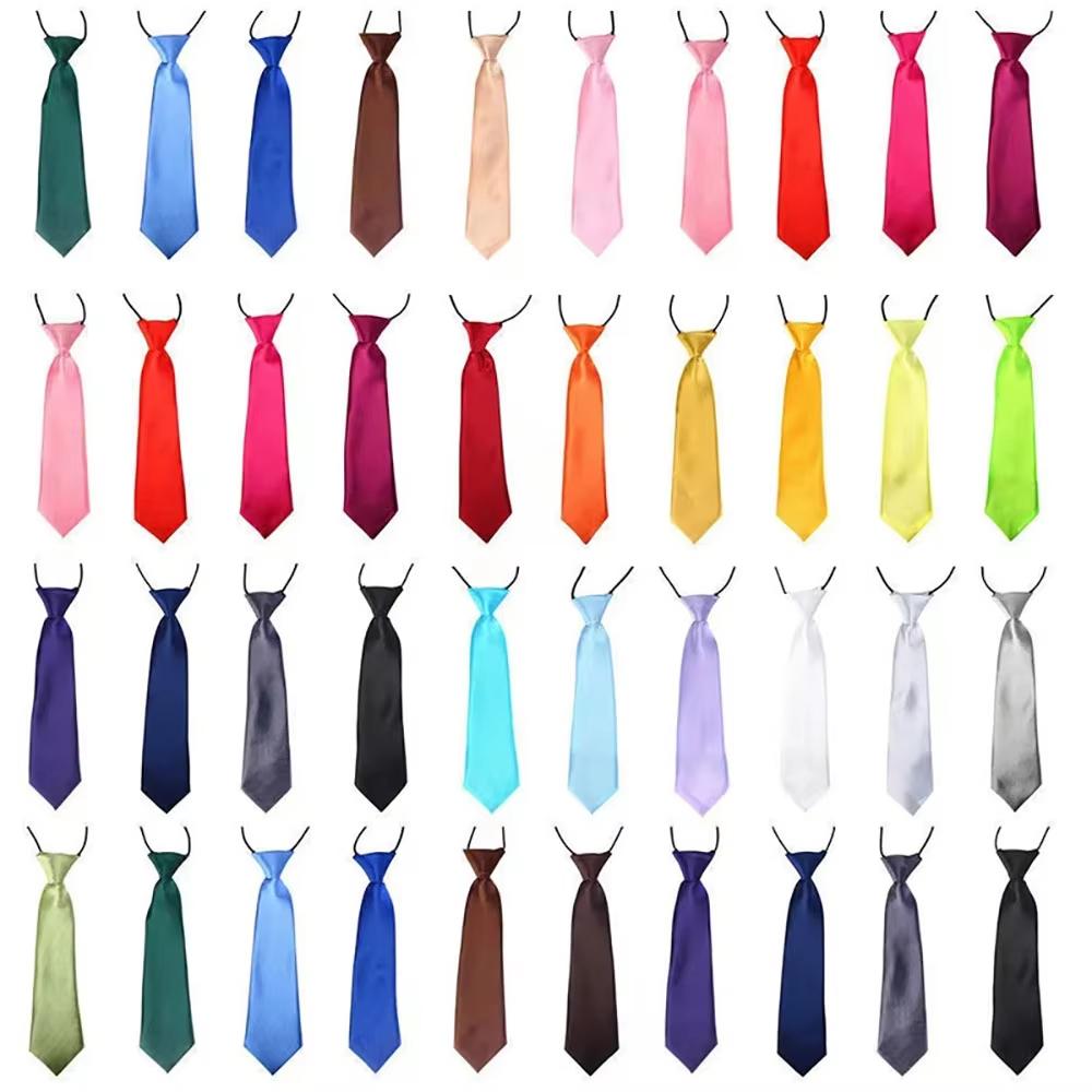 

25/50pcs Dog Bow Ties Stripes Dot Solid Dog Neckties Elastic Dog Accessoress Big Dogs Supplies Dog Accessories For Large Dogs 25pcs