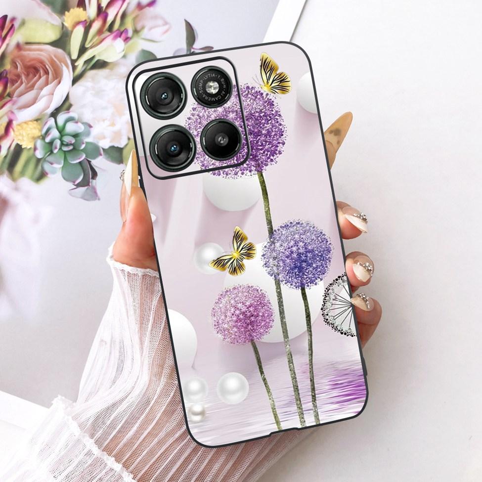 Per Moto G57 Power 5G Custodia Cover Moda Farfalla Gatto Carino Fresco Dipinto Morbido Funda Per Motorola Moto G57 Power 5G Cover del Telefono