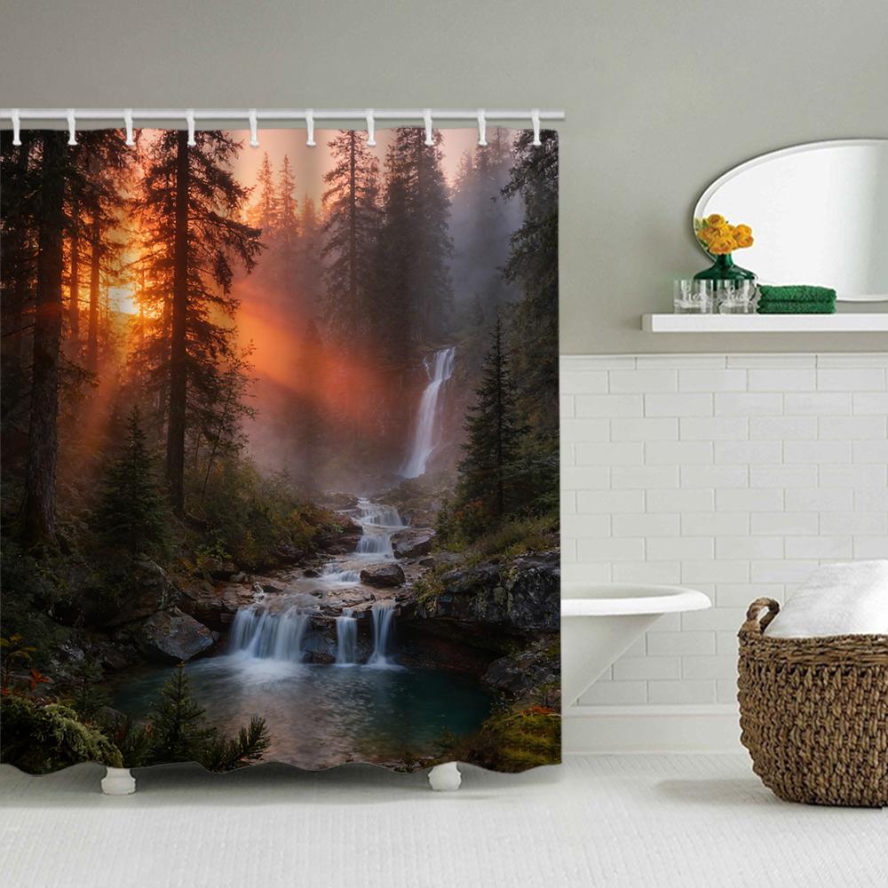 1/4 Rose Print Shower Curtains, Toilet Seat Decoration, Shower Curtain With Carpet And Toilet Lid, 70.8X70.8 Inch