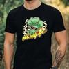 T-Shirt Herren Lustige Pizza Motiv Baumwolle Größe XS Bis 5XL
