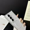 For  Transparent Slim Case for Samsung Galaxy Z Fold 7 6  4 3 Zfold Magnetic Wireless Charging Hard Acrylic Cover