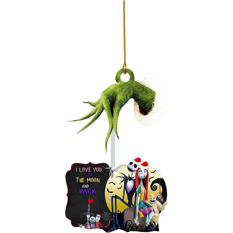 Decorations Halloween Jack Sally Xmas Tree Pendant Nightmare Christmas Before