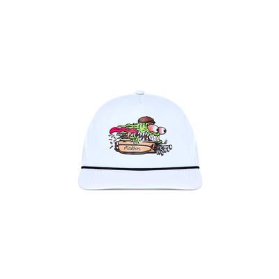 MALBON GOLF [Santa Cruz] Rope Hat White