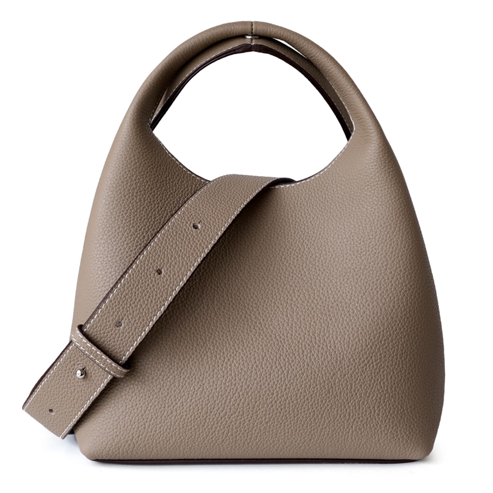 

Високоякісна справжня біколорна сумка через плече високої якості, популярна сумка [imeetu], шкіра, жіноча двостороння сумочка, маленька, місткість, сірий колір