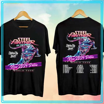 Steel Panther On the Prowl Welttournee 2024 Konzert T-Shirt BL647 Unisex T-Shirt