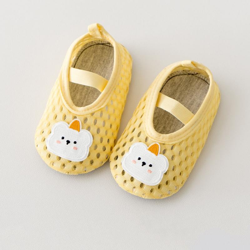 Calcetines de bebé para niños y niñas con dibujos animados, primeros pasos, antideslizantes, suela suave, para interiores