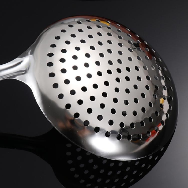 Stainless Steel Strainer Spoon Kitchen Colander Spoon Filter Strainer Food Scoops Perforated Skimmers Colander
