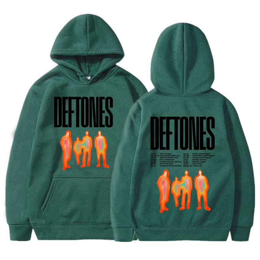 Deftones Tour Printing Hoodies Ropa Hombre Sudaderas Hooded Long Sleeve Men Women Sweatshirts Fashion Unisex Hoodie