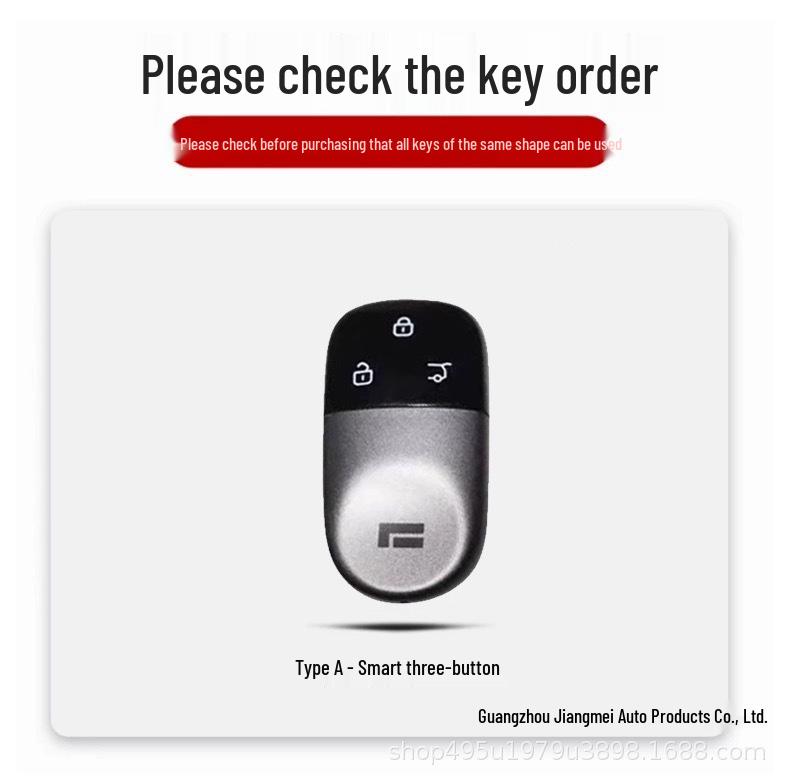 

Rockstone 01 Car Keychain & Protective Shell for Men - Key Case Modification & Car Key Bag Gradient Black and White - Single Shell