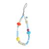 Women Girls Cellphone Pendant Mobilephone Hanging Cord Elegant Turquoise Beaded Telephone Strap Jewelry Fashion Accessory