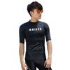 Mens Short Sleeve Rash Guard Set UV Protection Swimwear Snorkeling Diving Surfing Outdoor Water Sports