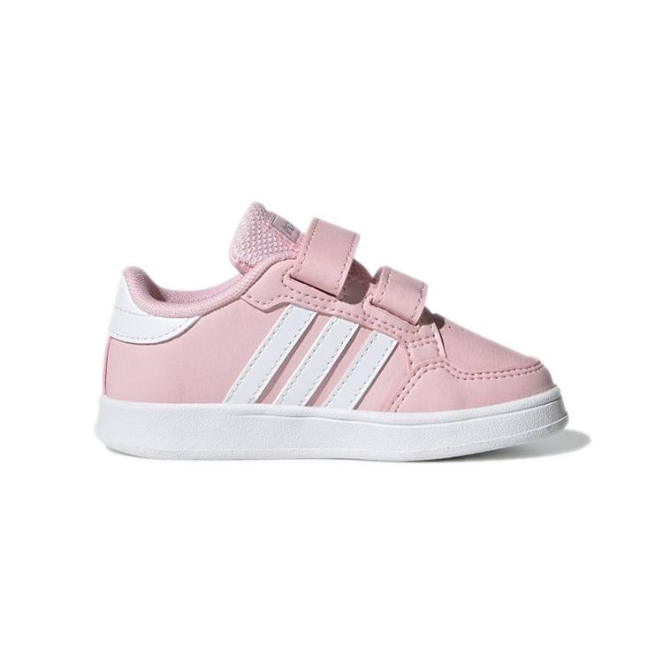 adidas Neo Breaknet Low Top Skateboard Shoes Pink White Infant And Toddler GZ7647