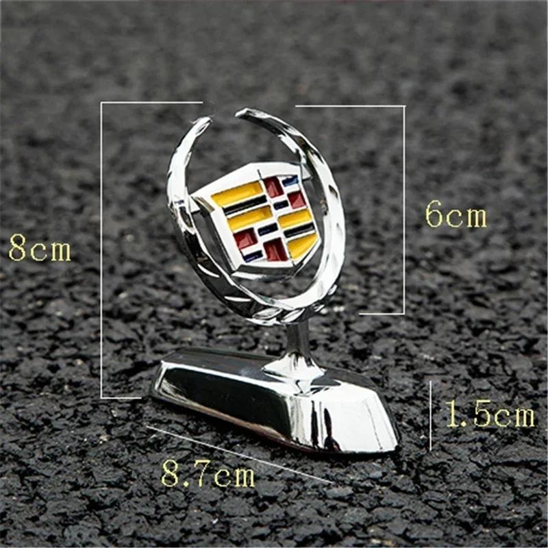 

1pcs New Model Car Hood Badge Emblem Bonnet Sticker for Cadillac CTS CT5 ATSL XT4 XT5 SLS XTS XT6 CT6 Auto Modification Logo