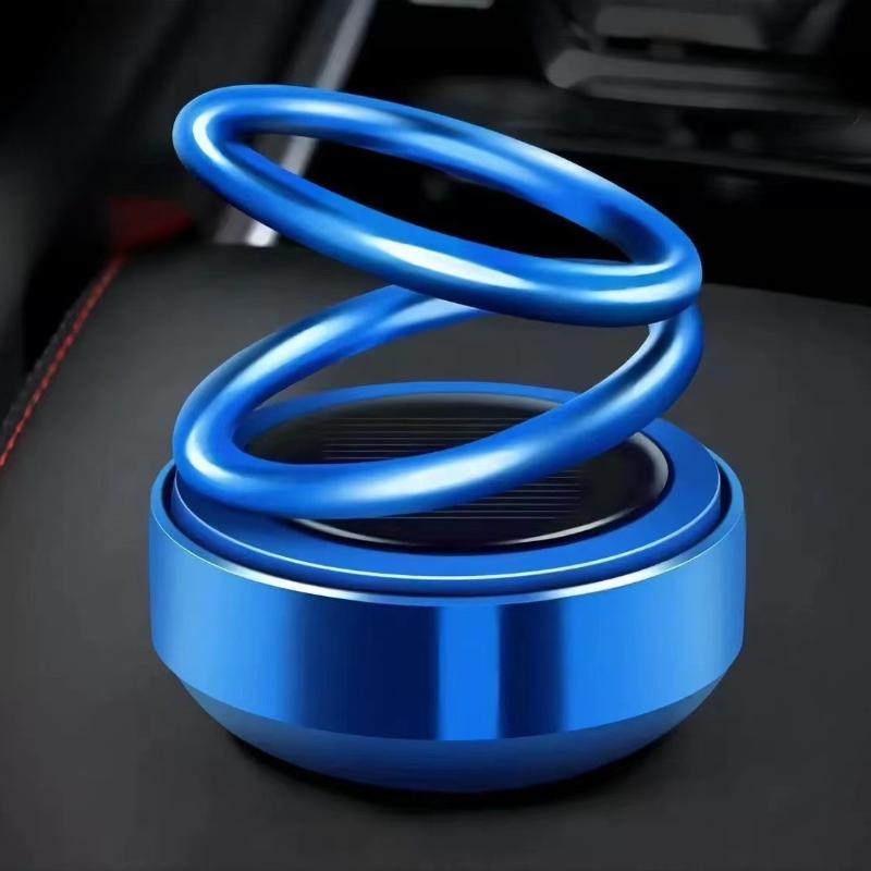 Solar Powered Car Perfume Aromatherapy Diffuser 360-Degree Rotation Air Freshener Automotive Interior Dashboard Decoration