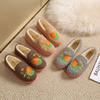 Winter New Home Cotton Drag Fleece Thickened Casual Indoor Shoes Non-slip Soft Sole Comfortable Mother Shoes Cotton Shoes