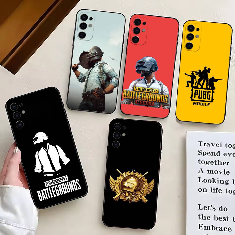 Game P-PUBG-es Phone Case Black Silicone Soft For Samsung S25,S24,S21,S22,S23,S30,Ultra,S20,Plus,Fe,Lite