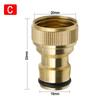 Quick Connect Water Hose Adapter for Washing Machine and Garden Faucet