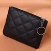 Retro With Zipper Gift PU Leather Girls Key Wallets Mini Coin Bag Money Clips Women Coin Purse