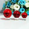 Multicolored Transparent Crystal Ball, 60mm, Crystal Ball, Ornament (Red)