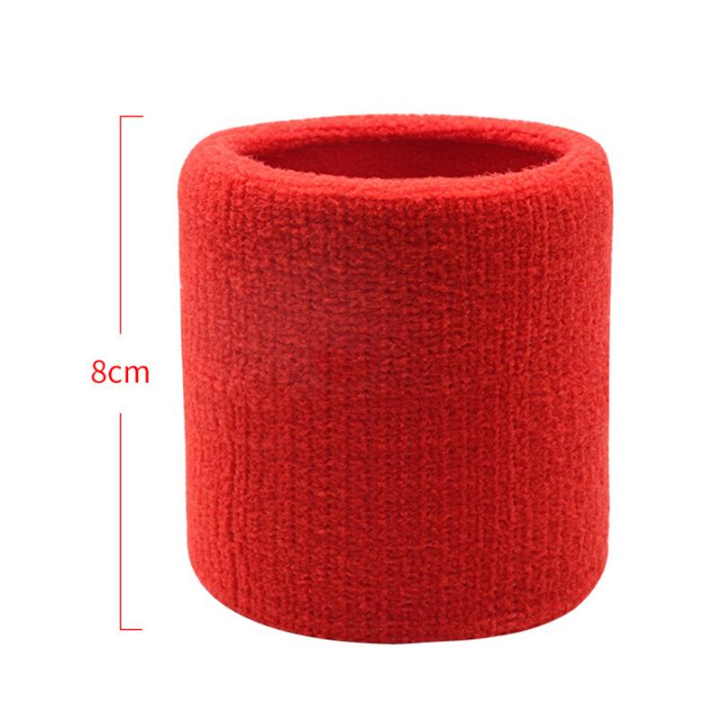 Cotton Wrist Support Band Wristband Sport Bracers Sweat Towel Cuff Tennis Wrist Guard Protector Strap Fitness Run Sweatband Gym