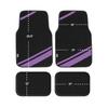 FH Group Group Purple Car Floor 65 x 33 x Universal Full Set of Carpets and Faux Leather for and Trucks Imported from F14501PURPLE (FH International)
