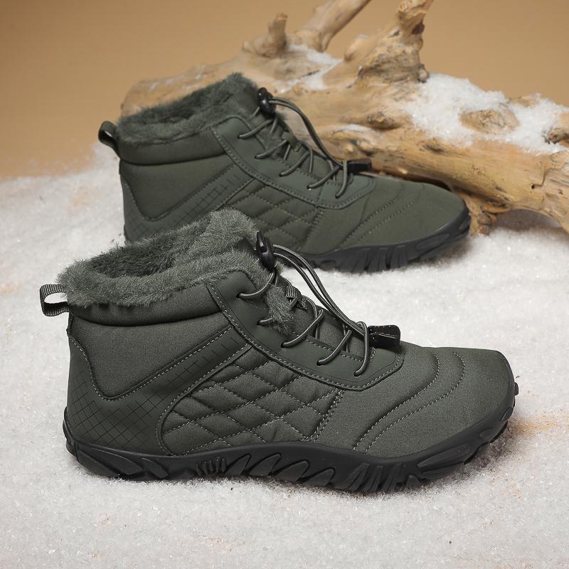 Vintersnøstøvler For menn Kvinner Holder varmen Bomullssko Utendørs tursko Plysj Varm Høy ankelstøvler Sneakers