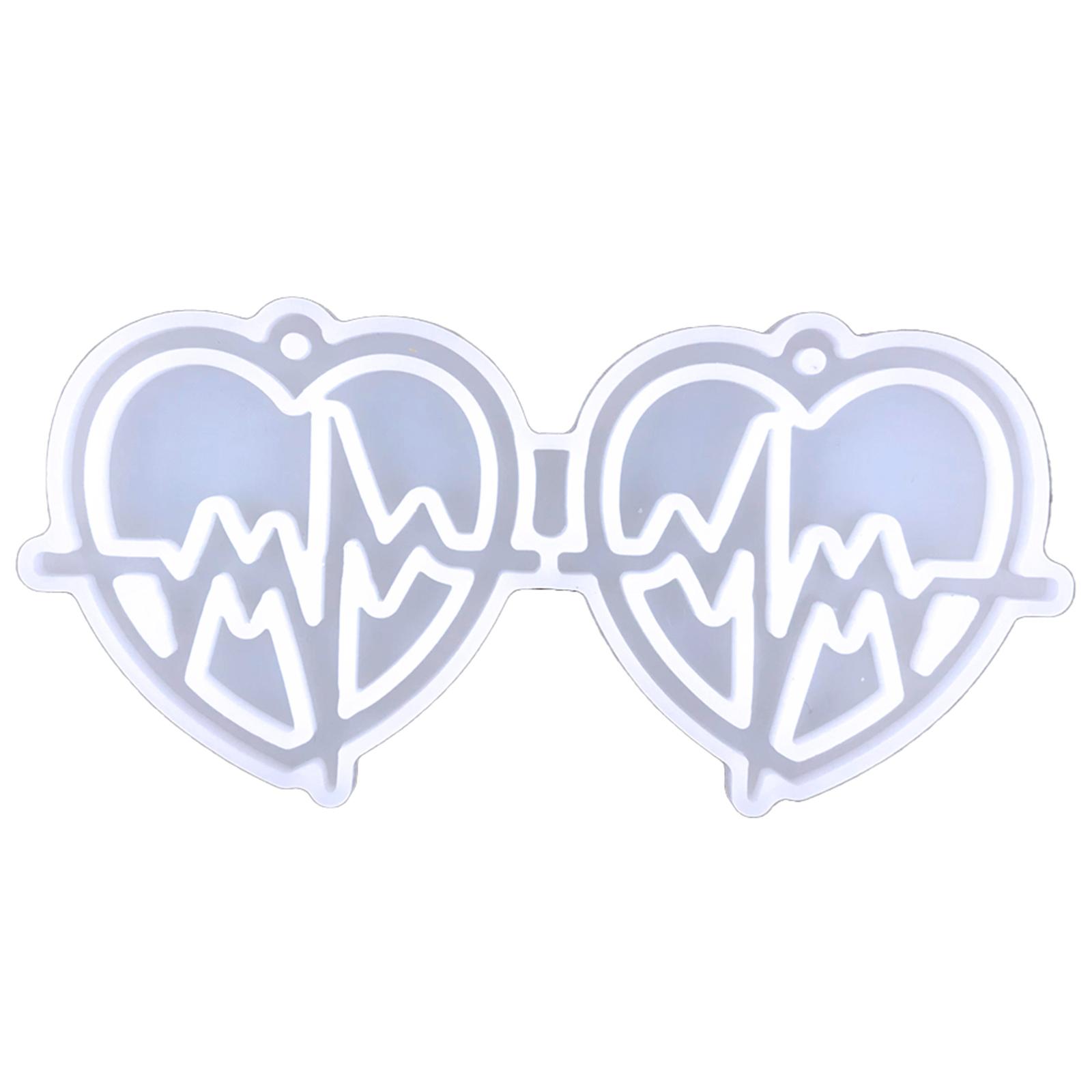 

Эпоксидная форма в форме сердца для любви, силиконовые серьги, формы для ювелирных изделий ручной работы, формы для изготовления ювелирных изделий из смолы, подвески, поделки прозрачный