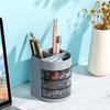 Deli 9147 Three-Layer Pen Holder