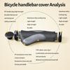 Uchwyty kierownicy rowerowej TPR Guma Comfy City Mountain Bike Scooter MTB Miękka osłona kierownicy rowerowej Koniec antypoślizgowy Blokada aluminiowa