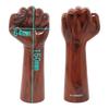 ALTEED Shift Fist Hand Dark Brown for Passenger Knob, Design, Wood, 150mm, M8, M10, M12, 1.25 Pitch, Trucks, Cars, etc.