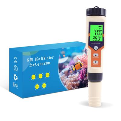 Slyfox 5'i 1 arada Su Kalitesi Ölçer Metre ppM Testi Hidroponik Yetiştirme için Tavsiye Edilir Akvaryum pH Ölçer Garanti Talimat Kılavuzu Dahil