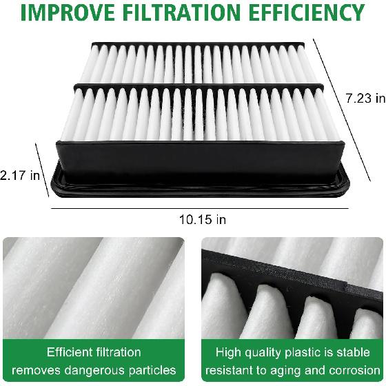 2PCS Cabin Engine Air Filter JMF61 JM3A0A Kit Fits For Mazda 3 -2025, Mazda 3 Sport -2024, CX-30 CX 30 CX30 -2025,CX-50 -2025, Replacement For