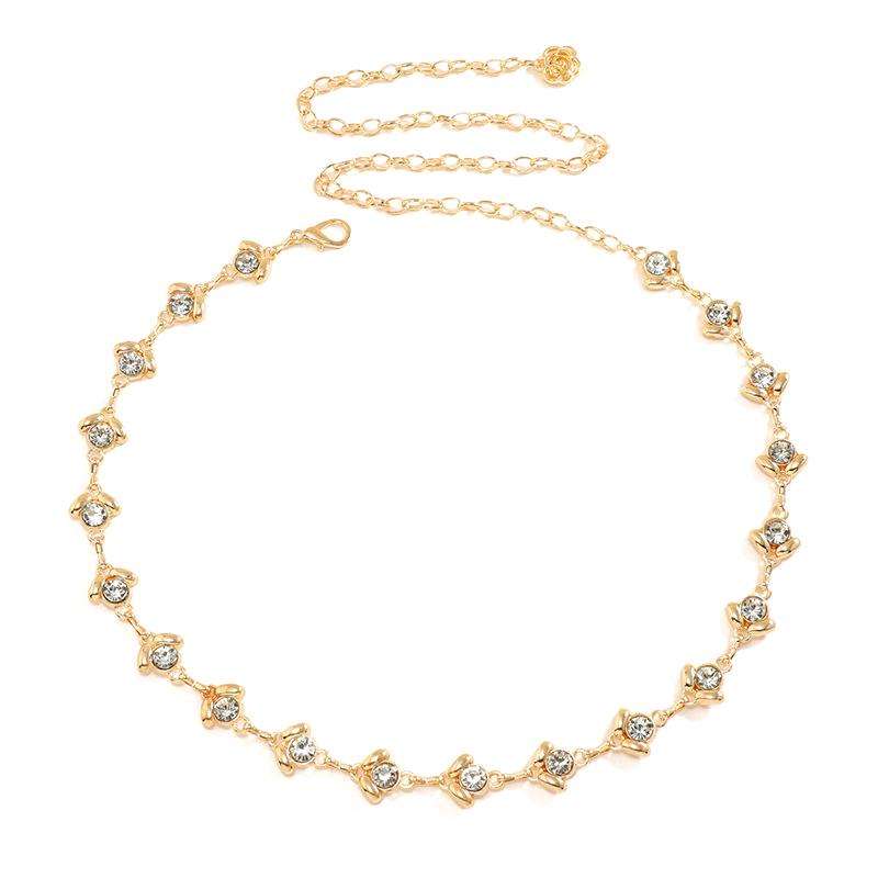 Vielseitige Ethno-Stil Quasten-Taillenkette für Frauen Mädchen Übertriebene Einschichtige Körperkette Party Schmuck Geschenke