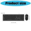 Corded Keyboard and Mouse Corded Keyboard and Mouse Combo USB Keyboard and Mouse Set for School Office Business Gaming