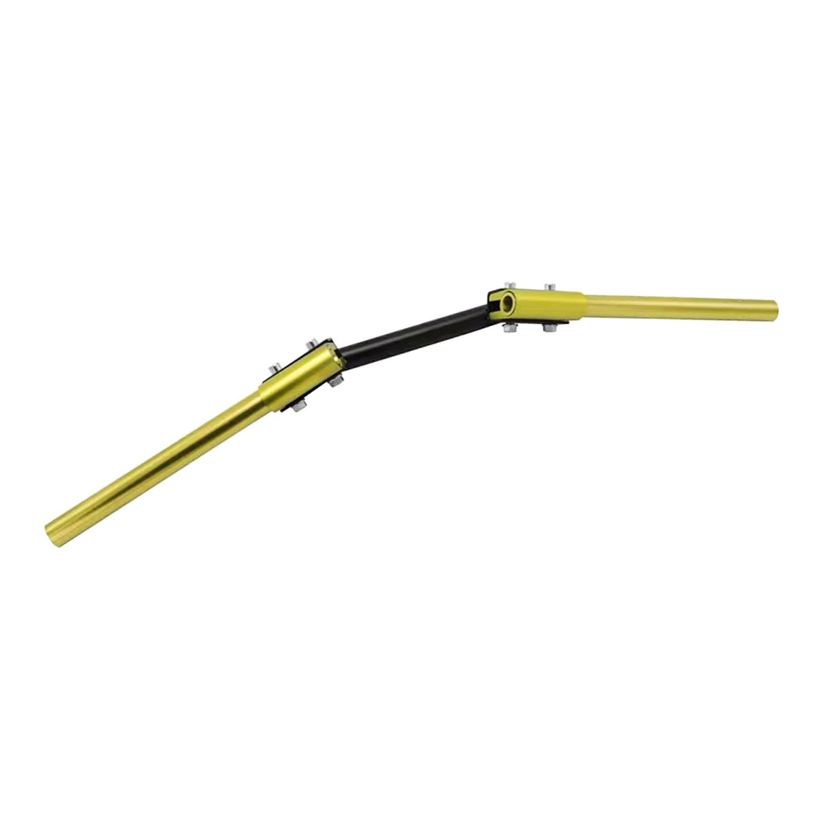 

Легкий алюминиевый руль Регулируемая ручка рулевого управления Ручка отпуска Простая установка для мотоциклов золотой