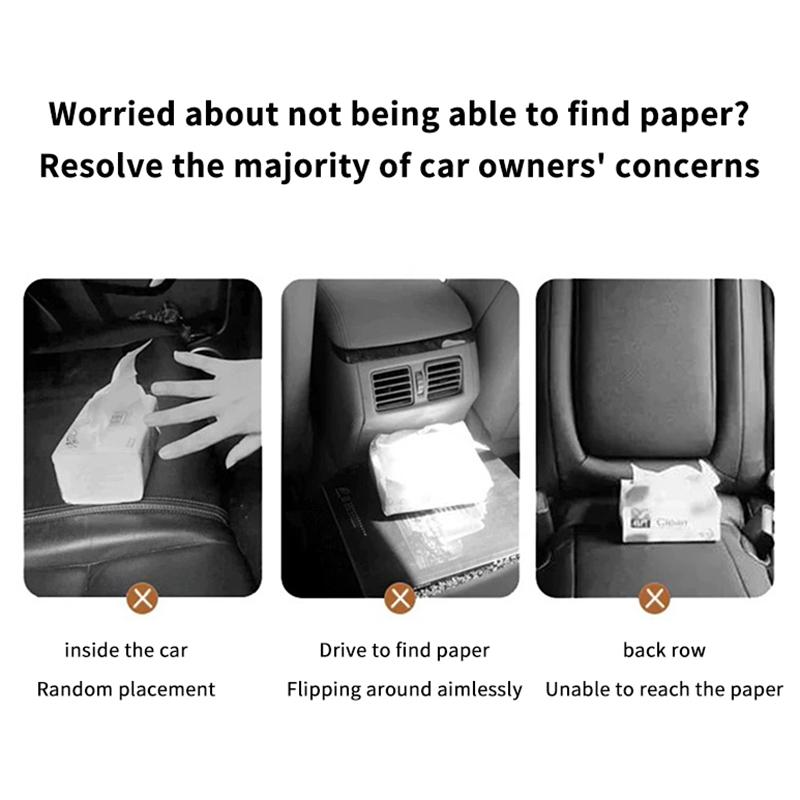 Universal Car Tissue Hanger Doll Cute Creative Hanging Tissue Holder Plush Vehicle Tissue Case Paper Box