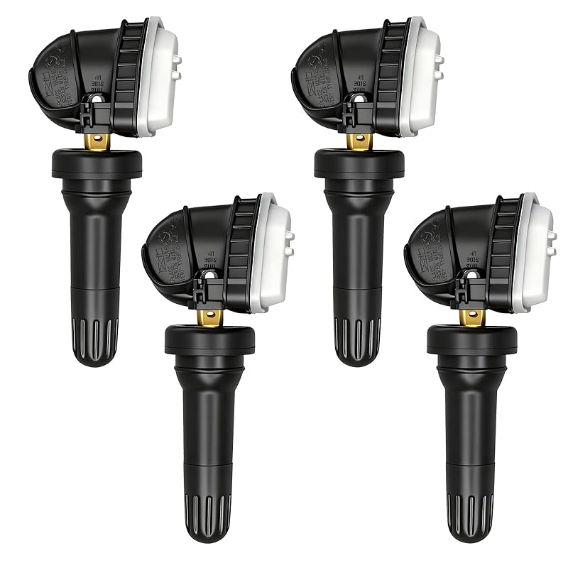 Tire Pressure Monitoring Sensors Pack Of 4 TPMS Sensor Compatible With Chevy, GMC, Cadillac & Buick -2016-2024 Cruze Silverado Tahoe Sierra Yukon XL
