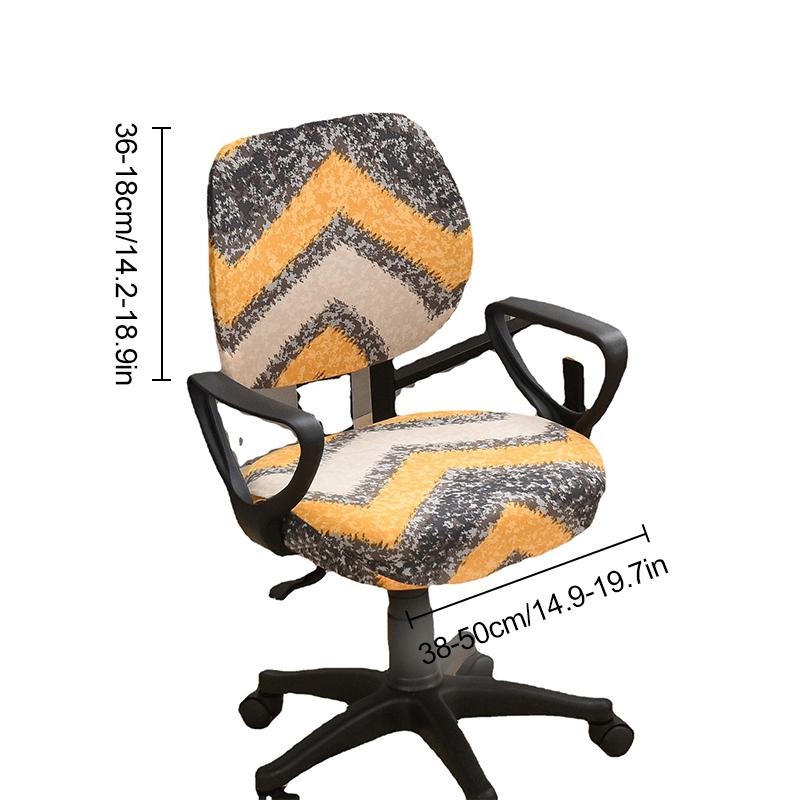 Elastic Chair Covers Office Chair Covers Lift Removable Computer Armchair Cover Slipcover Rotating Stool Seat Protector